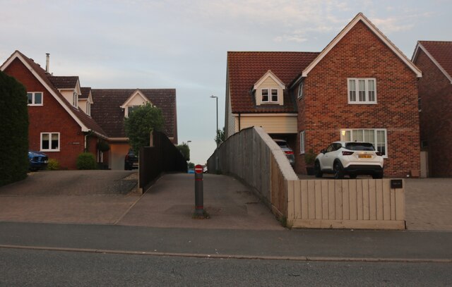 New houses on Lady Lane, Hadleigh