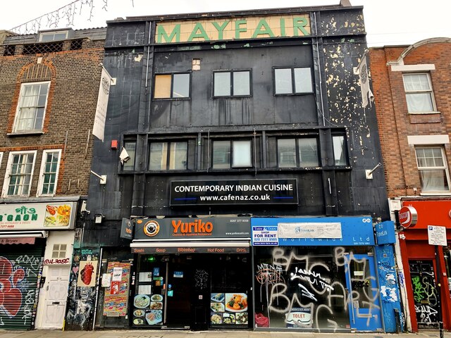 The old Mayfair cinema, Brick Lane