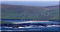 HU3720 : St Ninian's Ayre from the air by Mike Pennington
