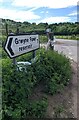 Grwyne Fawr Reservoir direction and distance sign