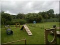 Dog agility course