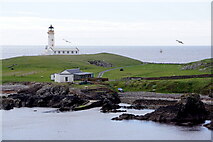 HZ2069 : South Harbour and South Light, Fair Isle by Mike Pennington