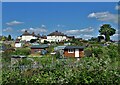 View over allotments at Gateford, Worksop