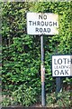 SK6034 : Pre-Worboys no through road sign on Lenton Circle, Tollerton by David Howard