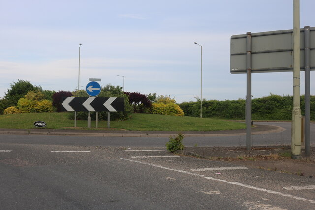 Amazing roundabout on the Haverhill Bypass