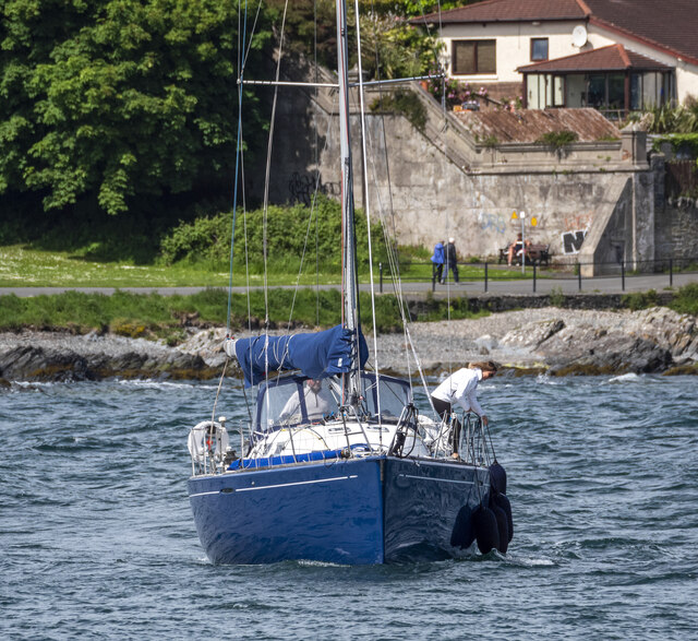 Yacht 'Game Changer' at Bangor