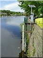 SE2045 : River depth gauge, Otley Bridge by Stephen Craven