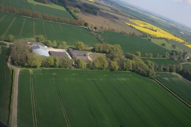 Hawerby Hall Farm: aerial 2022