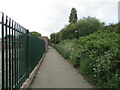 Footpath alongside Westbourne Acadaemy