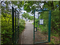 Ifield Community College - entrance from footpath 1543