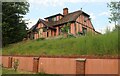 Pink house on Polstead Hill