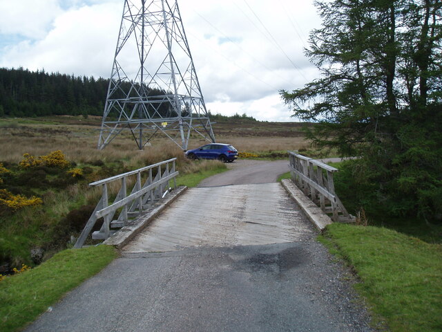 Bridge over Allt Beag on unclassified road to Farr