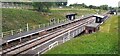 Rushcliffe Halt station viewed from Gotham Road bridge