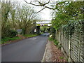 Houndsfield Lane goes under the railway