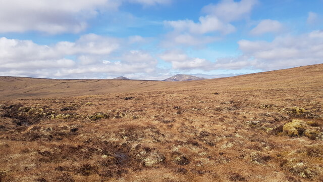 Peat Groughs on the high moorland