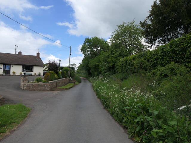 Road to Perrystone Hill, Old Gore © Richard Webb :: Geograph Britain ...