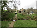 Footpath  passing  Bradley  Hill  Cottage