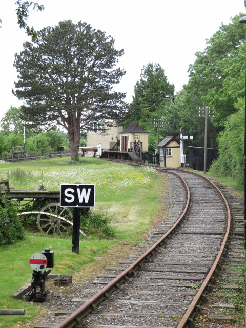 Railway artefacts in the old goods yard... © Gareth James cc-by-sa/2.0 ...