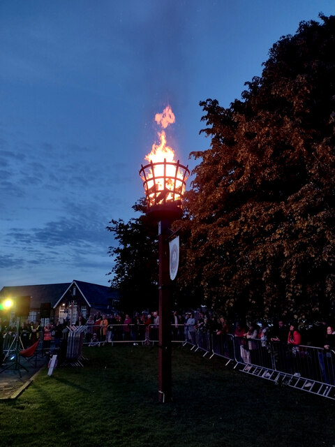 Hedon Beacon lit for the Queen's Platinum Jubilee
