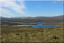 NC5645 : Loch Haluim and the mountains of Assynt by Alan Reid