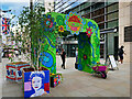SJ8398 : Flower Power Arch, New Cathedral Street by David Dixon