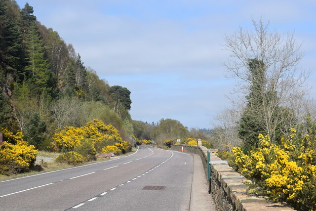The A82 beside Loch Ness...