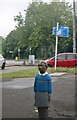 Indian girl statue on Abbey Lane, Belgrave