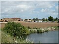 View across a lake, Davington, Faversham