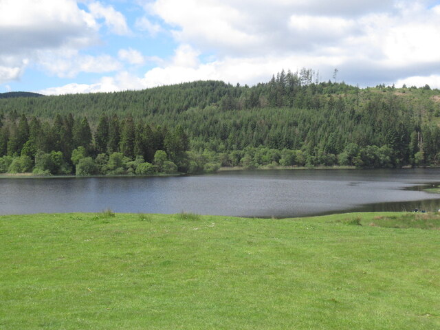 Woodhall Loch and Laurieston Forest © Richard Webb :: Geograph Britain ...