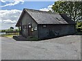 Sports pavilion at Clifton upon Teme