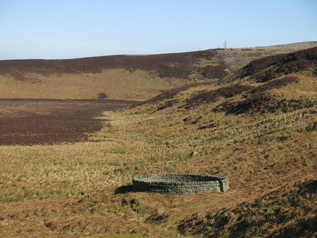 Sheepfold in the glacial meltwater channel, Hope Fell