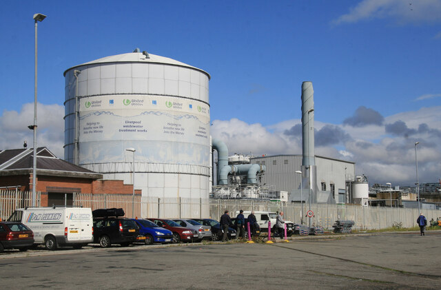 United Utilities Waste Water Treatment... © Chris Allen :: Geograph ...