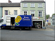 H4572 : Flower delivery lorry, Campsie, Omagh by Kenneth  Allen