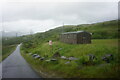 NS2491 : Military building on the Three Lochs Way near the A817 by Ian S