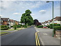 Elmdon Lane at the junction with Canterbury Drive