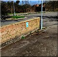 Assembly Point notice on a wall, Frampton on Severn