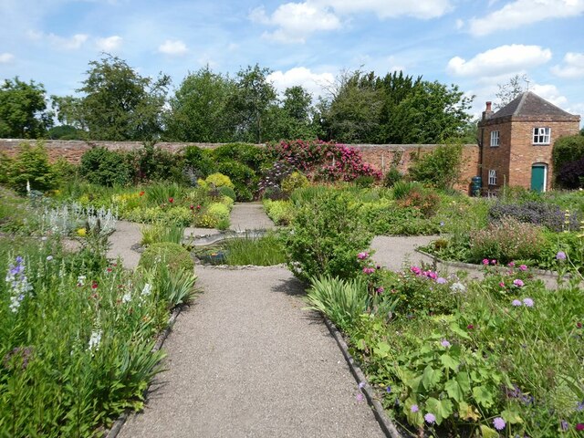 The walled garden at Middleton Hall © Oliver Dixon :: Geograph Britain ...