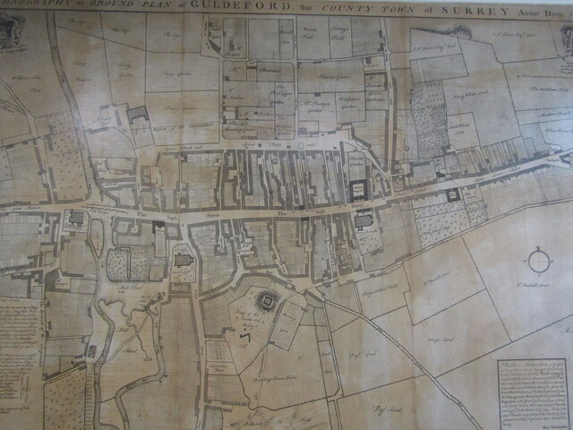 Guildford - Historic Street Map