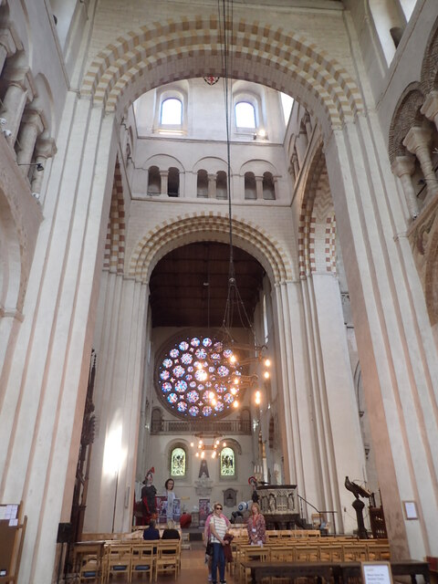 The crossing in St Albans Cathedral
