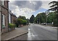 A40 in Glangrwyney village