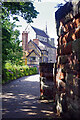 SJ4912 : Looking out of the castle gate, Shrewsbury by Stephen McKay