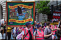 Central London : Trades Union Council banner, :Piccadilly