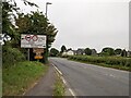 On the A38 approaching a turning to Bradford-on-Tone