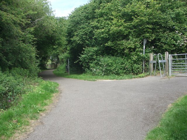 Cycle path at Pyle