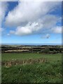 View to the coast from Plwmp