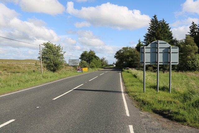 The A713 to Carsphairn