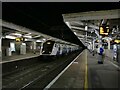 TQ4085 : Forest Gate station at night by Stephen Craven
