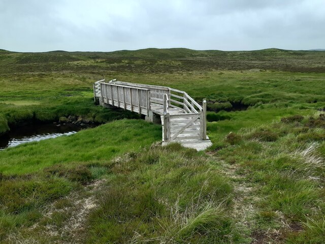 Footbridge on the Hebridean Way
