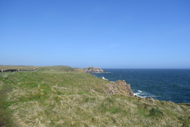 Coastal path north of Slains Castle