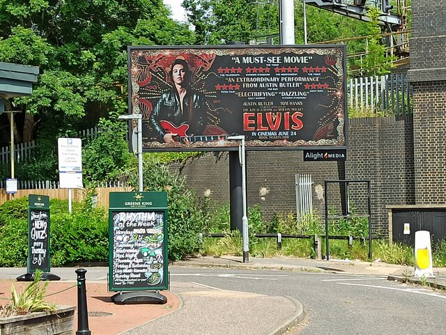 Elvis movie billboard